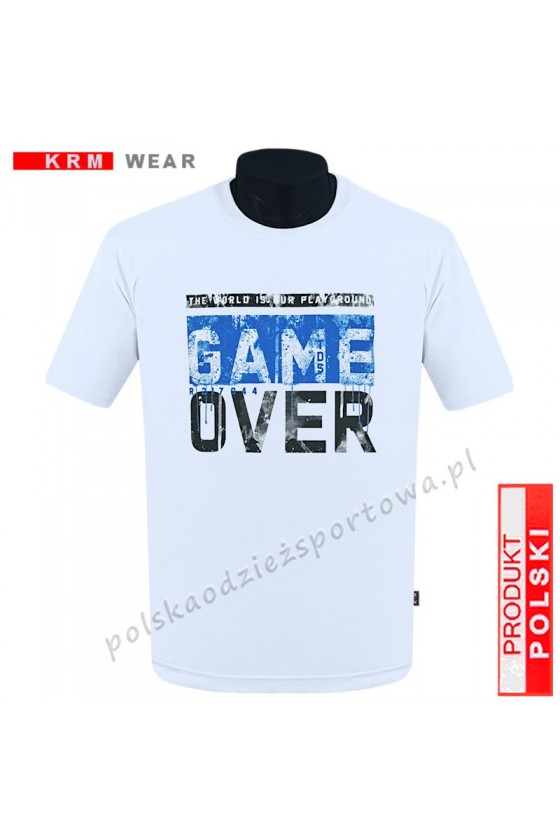 Koszulka sportowa TS GAME biała