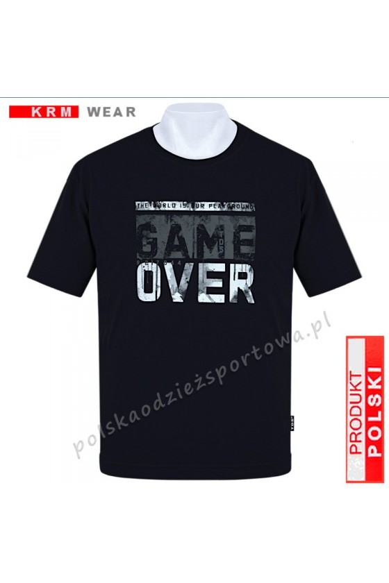 Koszulka sportowa TS GAME czarna