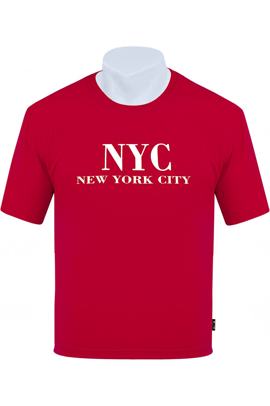 Koszulka NEW YORK CITY M-8XL bawełna czerwona