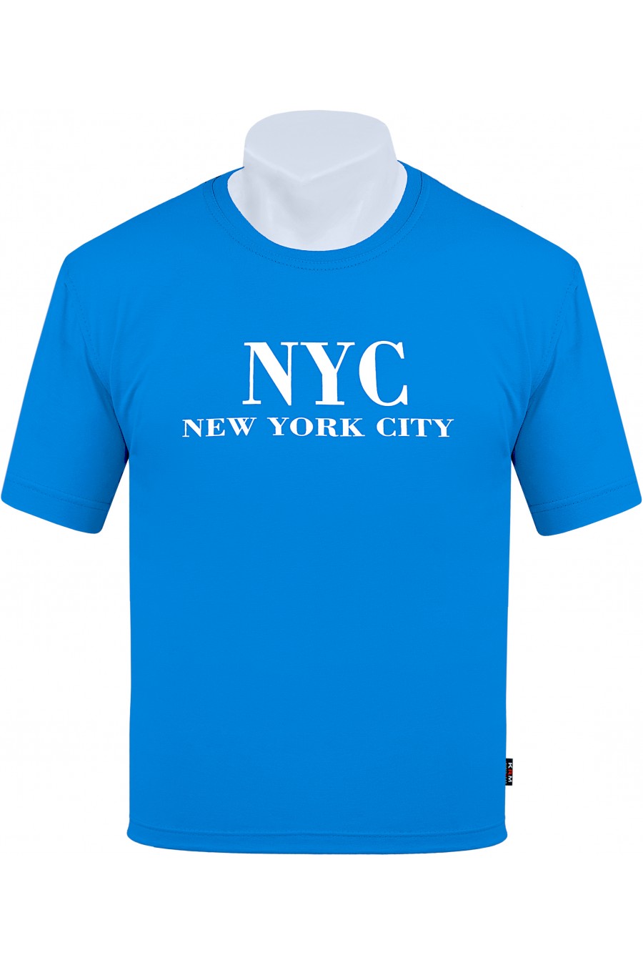 Koszulka NEW YORK CITY M-8XL bawełna turkus