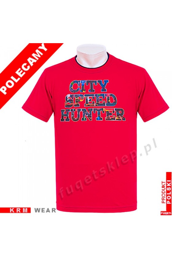 Koszulka FUQET CITY SPEED HUNTER DS czerwona