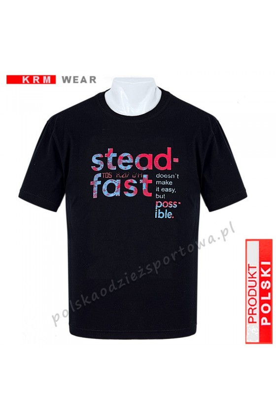 Koszulka Sportowa TS STEADFAST czarna
