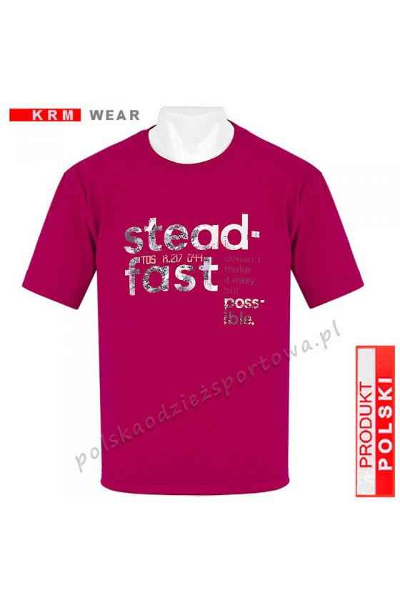 Koszulka Sportowa TS STEADFAST bordo
